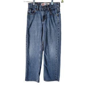 Levi's 550 Relaxed Blue Denim Jeans Boys Size 11R/25x26